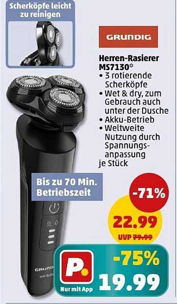 Grundig Herren-Rasierer MS7130