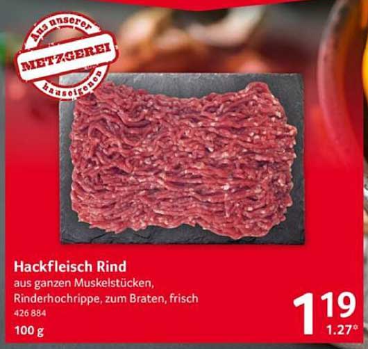 Hackfleisch Rind aus ganzen Muskelstücken