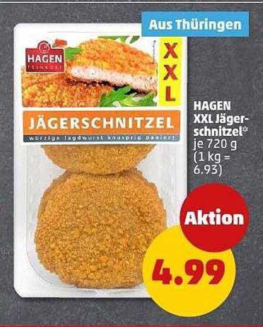 HAGEN XXL Jägerschnitzel - würzig und knusprig paniert