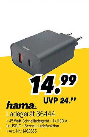 hama Ladegerät 86444