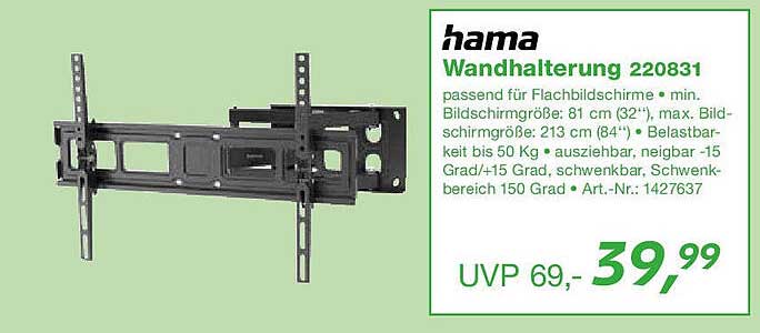 hama Wandhalterung 220831