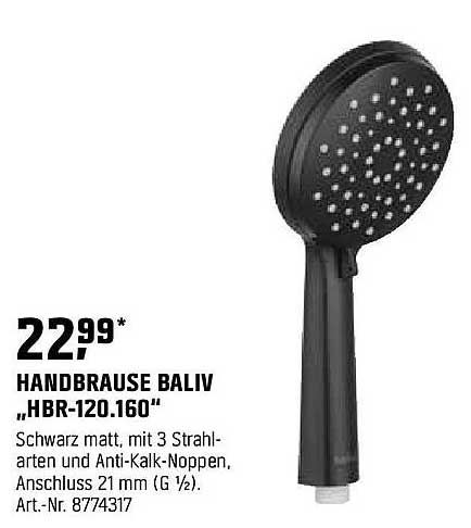 HANDBRAUSE BALIV „HBR-120.160“