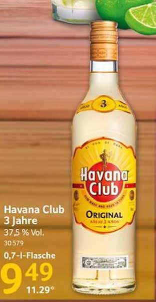 Havana Club 3 Jahre - 0,7 l-Flasche