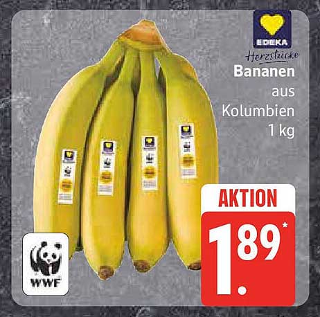 Herzstück Banane aus Kolumbien 1 kg