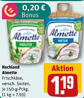 Hochland Almette Frischkäse - vielseitiger Genuss