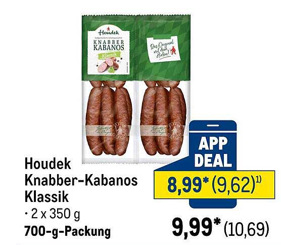 Houdek Knabber-Kabanos Klassik - 2 x 350 g