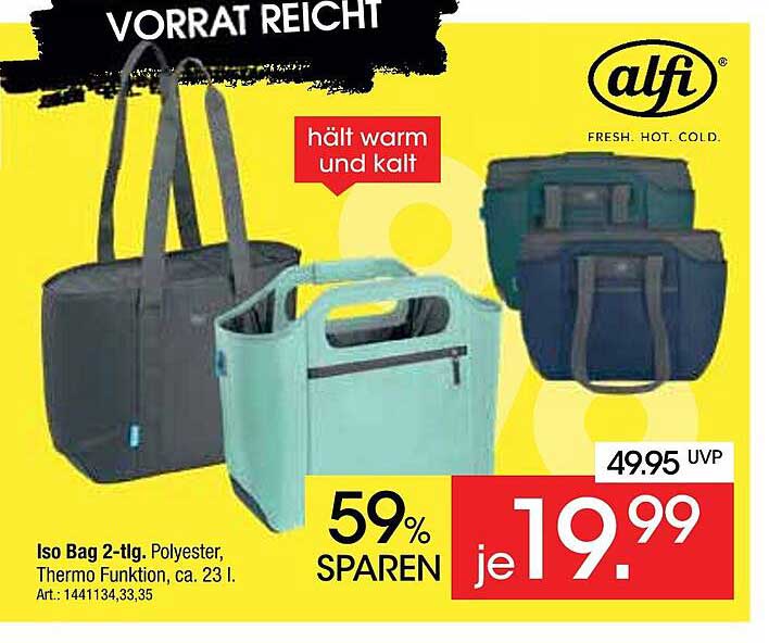 Iso Bag 2-tlg. - hält warm und kalt