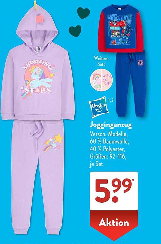 Jogginganzug Hasbro - verschiedene Modelle