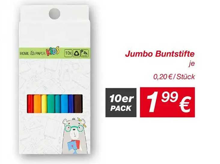 Jumbo Buntstifte 10er Pack