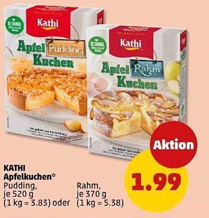 Kathi Apfelkuchen Pudding & Rahm – Köstlicher Genuss!