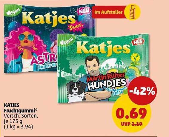 Katjes Fruchtgummi - Verschiedene Sorten, je 175 g