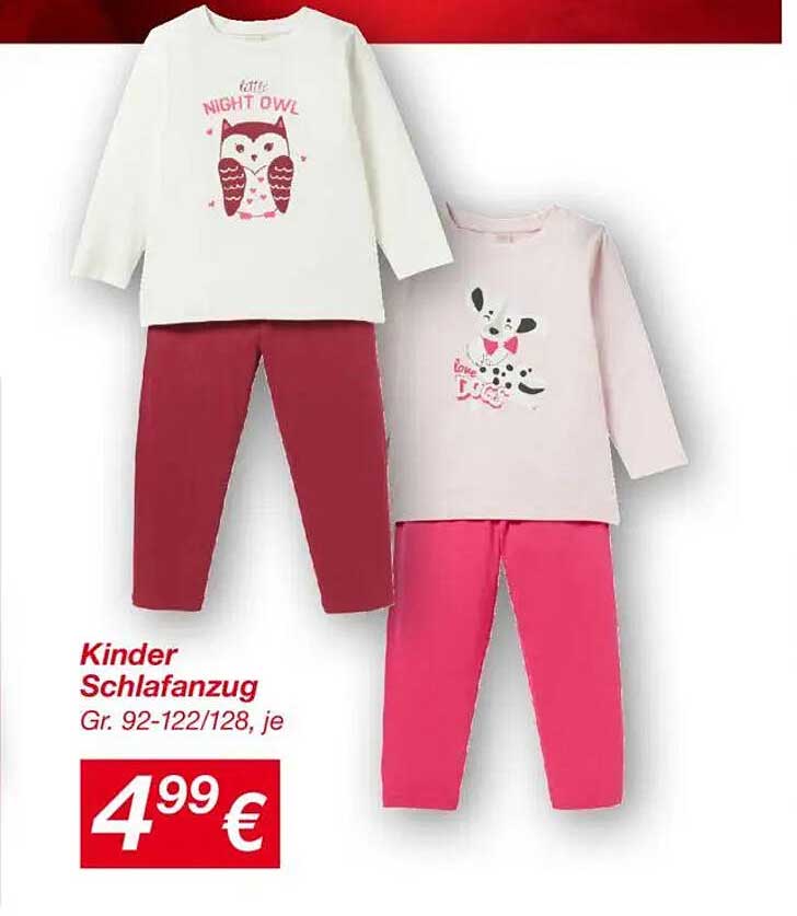 Kinder Schlafanzug