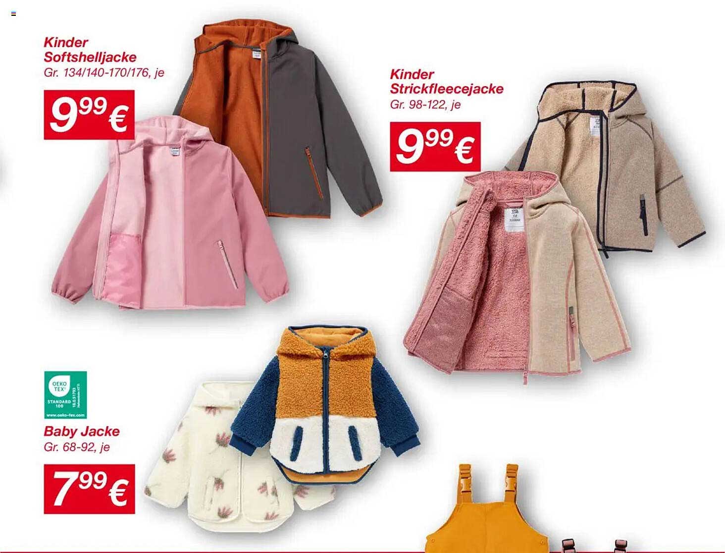 Kinder Softshelljacke, Kinder Strickfleecejacke und Baby Jacke