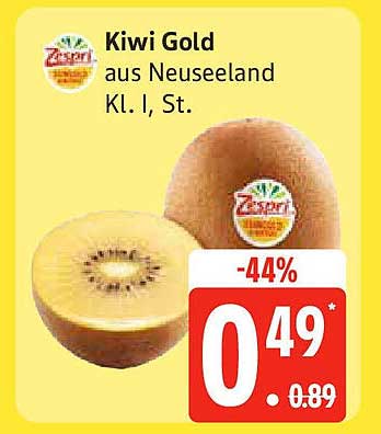 Kiwi Gold aus Neuseeland, Kl. I, St.