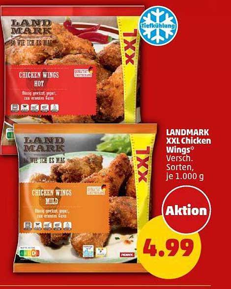 LANDMARK XXL Chicken Wings* Versch. Sorten, je 1.000 g