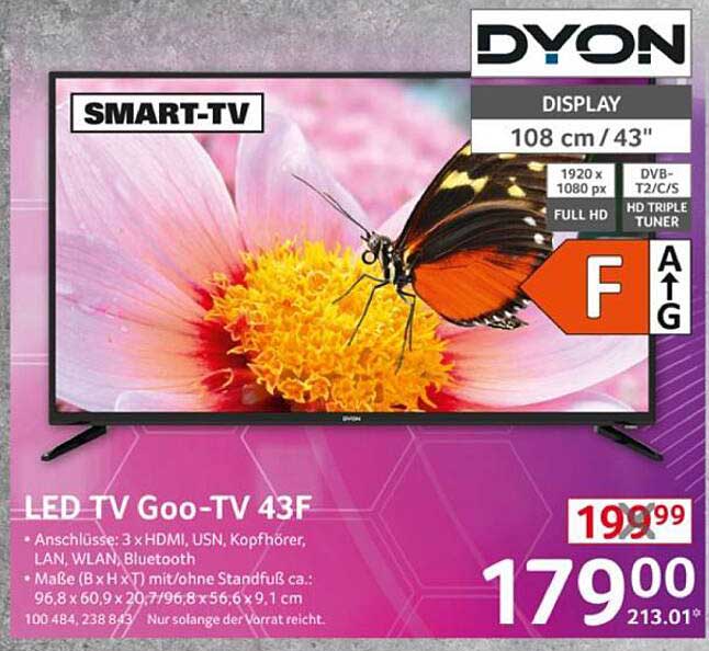 LED TV Goo-TV 43F - 43 Zoll Smart-TV