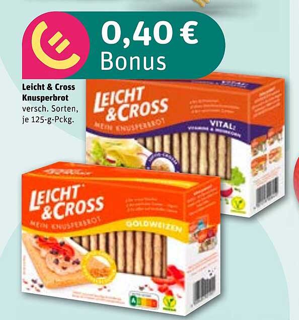 Leicht & Cross Knusperbrot 125-g-Pck. - verschiedene Sorten