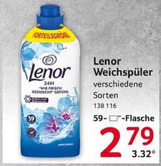 Lenor Weichspüler verschiedene Sorten 138 116
