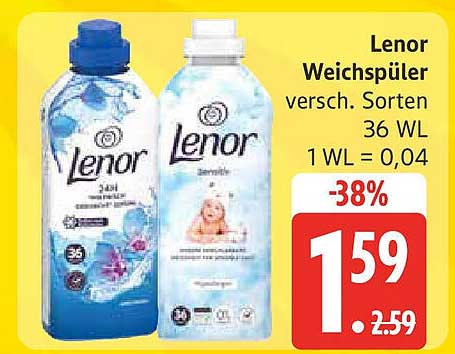 Lenor Weichspüler verschiedene Sorten 36 WL