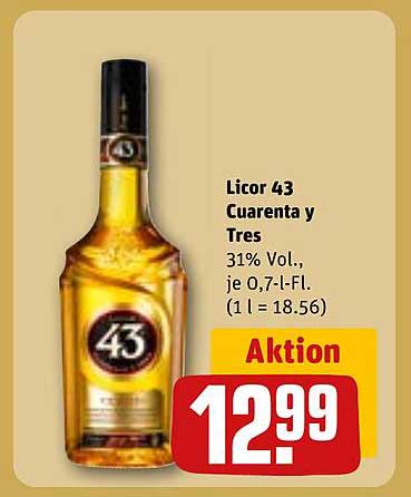 Licor 43 Cuarenta y Tres 0,7 l
