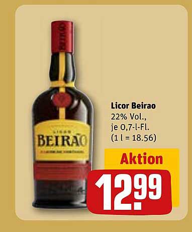 Licor Beirao 22% Vol., je 0,7-l-Fl.