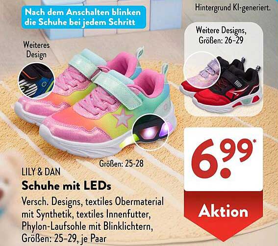 LILY & DAN Schuhe mit LEDs