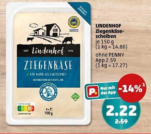Lindenhof Ziegenkäse-Scheiben 150 g