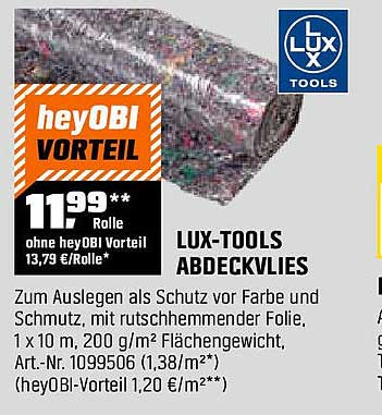LUX-TOOLS ABDECKVLIES