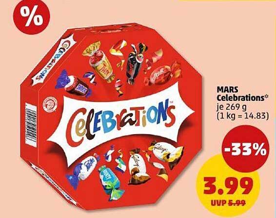 MARS Celebrations 269 g – jetzt zum Sonderpreis!