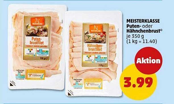 MEISTERKLASSE Puten- oder Hähnchenbrust 350 g