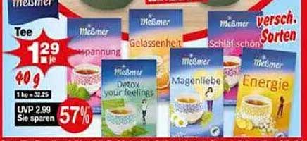 Meßmer Tee - Entspannung für jeden Tag