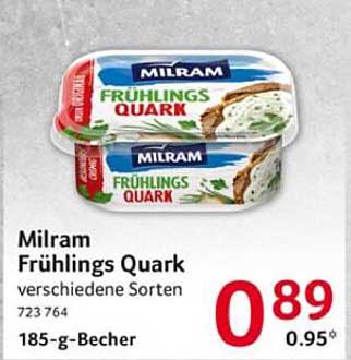 Milram Frühlings Quark verschiedene Sorten 185-g-Becher