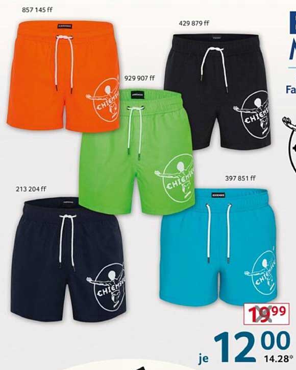 Modische Badeshorts in verschiedenen Farben