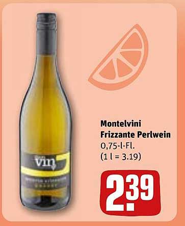 Montelvini Frizzante Perlwein 0,75 l-Fl.