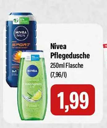 Nivea Pflegedusche 250ml Flasche (7,96€/l)
