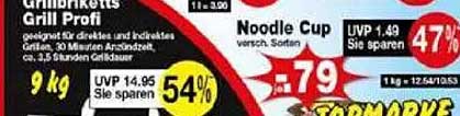 Noodle Cup versch. Sorten