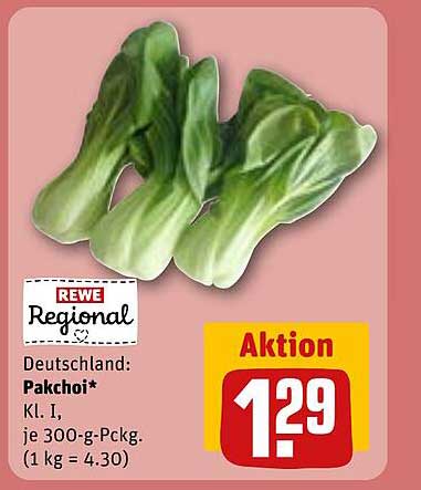 Pakchoi - Frisch und Regional