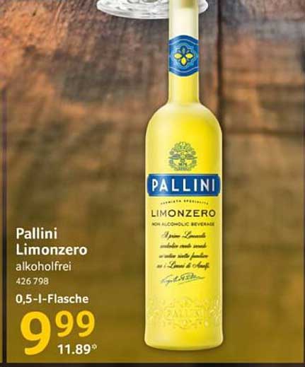 Pallini Limonzero 0,5-l-Flasche - alkoholfrei