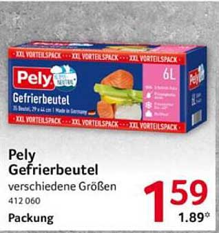 Pely Gefrierbeutel verschiedene Größen 412 060