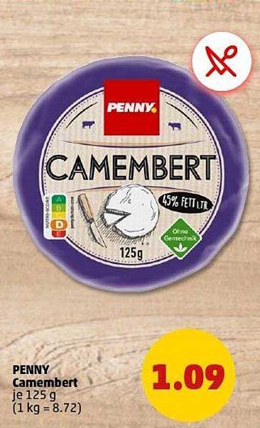 PENNY Camembert je 125 g
