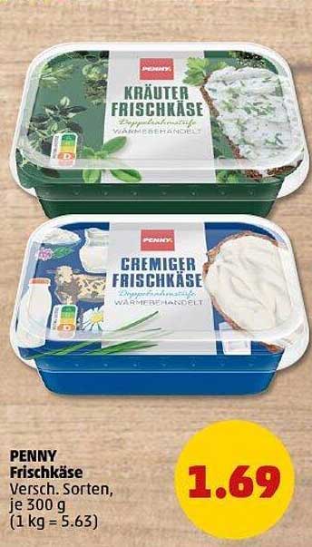 PENNY Frischkäse - Verschiedene Sorten, je 300 g
