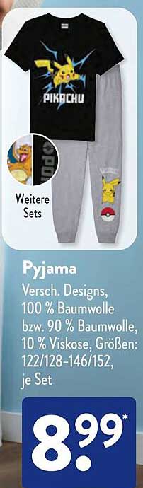 Pikachu Pyjama - Für kleine Pokémon-Fans