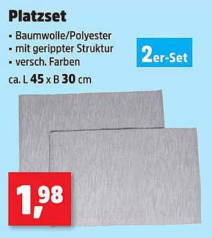 Platzset 2er-Set
