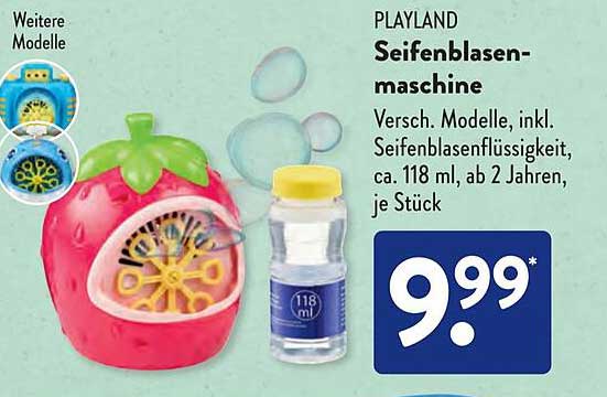 PLAYLAND Seifenblasenmaschine