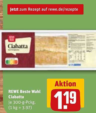 REWE Beste Wahl Ciabatta