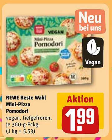 REWE Beste Wahl Mini-Pizza Pomodori