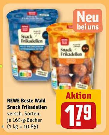 REWE Beste Wahl Snack Frikadellen, 165-g-Becher