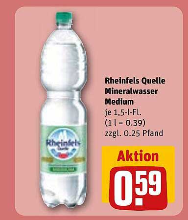 Rheinfels Quelle Mineralwasser Medium