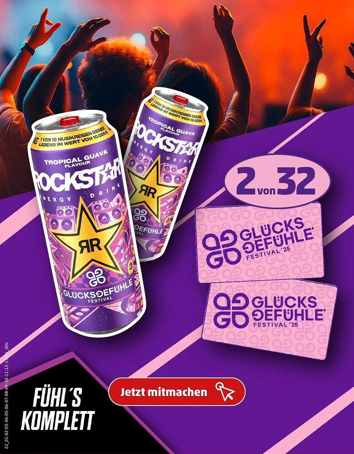 Rockstar Energy Drink Tropical Guava