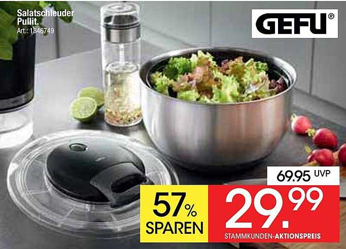 Salatschleuder Pullit von GEFU - Jetzt zum Aktionspreis!